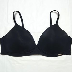 Vince Camuto Black Wire-Free Bra